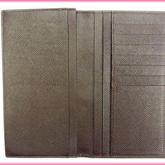 Bvlgari Wallet Purse Long Wallet Brown Woman Authentic Used - Picture 5 of 5